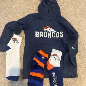 Nike Dark Blue Hoodie with Logo